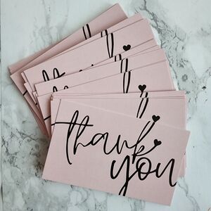 60 Thank you cards